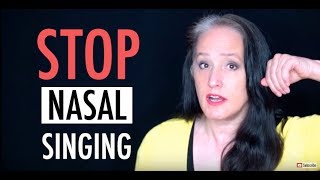 Nasal Singing  How to Fix Nasality in Your Voice [upl. by Anayia]