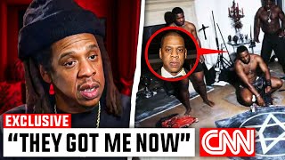 JayZ PANICS After CNN Releases NEW Footage Showing SACRIFICES At Diddys [upl. by Ashti]