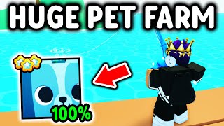 DO THIS AUTO HUGE PET FARM NOW To Get Your First HUGE PET FAST in Roblox Pet Simulator 99 [upl. by Llenwahs133]