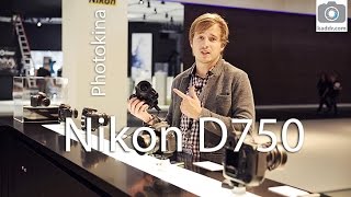 Nikon D750  Превьюобзор Полнокадровой Зеркальной Фотокамеры  Photokina 2014 [upl. by Zahc495]