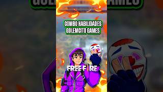 COMBO de HABILIDADES que UTILIZA GOLEMCITO GAMES en FREE FIRE 🔥golemcito [upl. by Vivien]