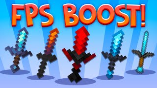 TOP 5 MCPE PVP TEXTURE PACKS  FPS BOOST 119 Minecraft Bedrock [upl. by Sidoney691]