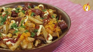 Salchipapa con Salchicha Parrillera  Recetas Fáciles  Tenedor Libre [upl. by Ahsiekar]