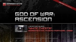 God of War Ascension White Chests Gorgons Eyes amp Phoenix Feathers Location Guide PS3 Gamechive [upl. by Seiden]