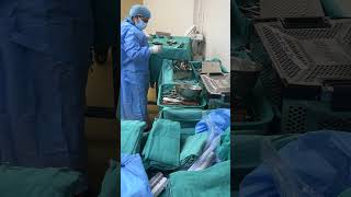 Inside Operation Room Watch the scrub nurse prepare for action orthopedicsurgeon [upl. by Plumbo]