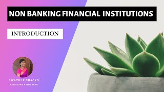 Non Banking Financial Institutions Introduction [upl. by Yc]