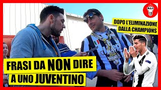 Frasi da NON dire a uno Juventino dopo leliminazione dalla Champions  Candid Camera  theShow [upl. by Tabib]