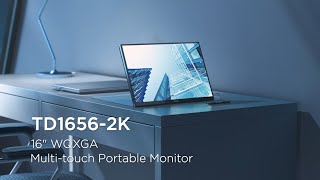 ViewSonic TD16562K  Portable Touch Monitor  Take Productivity with You [upl. by Busiek]