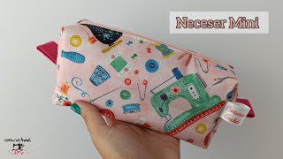 Cómo hacer un neceser 🧵 Patrón gratis en la descripción del vídeo 👇🏻 coser diy tutorial [upl. by Anuahs]