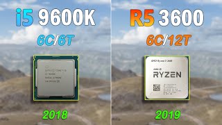 Ryzen 5 3600 vs i5 9600K  Are they still worth it in 2024 [upl. by Amund655]