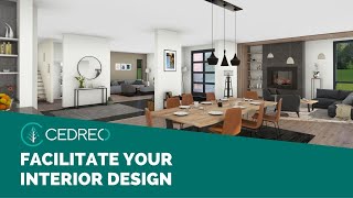 Cedreo Tutorial How to Facilitate your Interior Design [upl. by Araeit35]