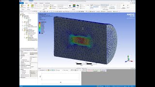 Magnetic Flux in a coil with ANSYS Workbench [upl. by Nnairol]