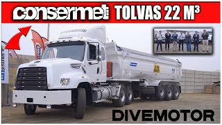 CONSERMET entrega tolvas de 22 M³ en conjunto con Divemotor [upl. by Kerril]