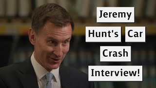 Jeremy Hunts Car Crash Interview Over Tory Ministers Libel PayOut [upl. by Hunfredo313]