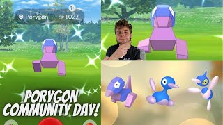 ✨Porygon Community Day Classic In Pokemon Go✨ [upl. by Benyamin652]