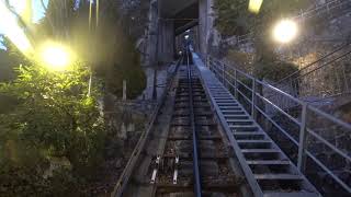 Standseilbahn 182001 Glion  Territet 2019 Bergfahrt am Abend  Funiculaire [upl. by Mairhpe357]