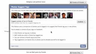 How to Stop Facebook from Suggesting Photo Tags to Friends [upl. by Bullock]