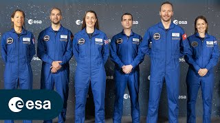 Graduation ceremony of ESA astronaut class of 2022 [upl. by Aciretehs]