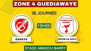 EN DIRECT NAVETANE GUEDIAWAYE 2425 ZONE 4 GADAYE VS MOOM SA BOPP STAD AMADOU BARRY [upl. by Shanda]