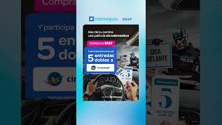 ¡Tu SOAT Interseguro te lleva al cine Por la compra de tu SOAT participa del sorteo aquí [upl. by Artkele]