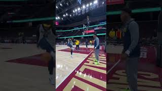 Pascal Siakam and Bennedict Mathurin Show Off Soccer Skills at Shootaround  Indiana Pacers [upl. by Catharine]