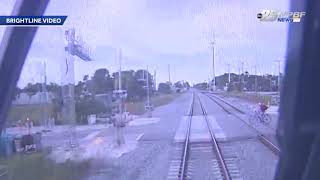 Brightline releases video of fatal train accident [upl. by Litta93]