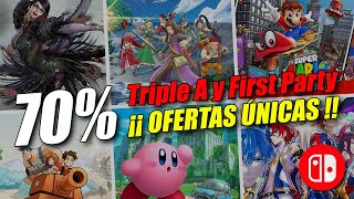 🚨 🚨 ¡¡30 JUEGAZOS FIRT PARTY Y TRIPLE A EN OFERTA REBAJAS Switch 💸 Ofertas Nintendo Switch Eshop [upl. by Ambrosine695]