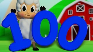 Number Song 1 to 100  Learn To Count  Big Number Song  3D Numbers Rhyme Song by Farmees [upl. by Powel]