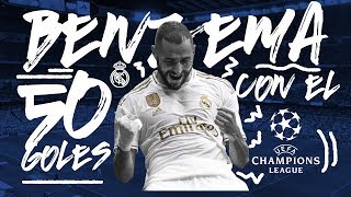 Karim Benzema  ALL 50 Champions League goals at Real Madrid [upl. by Smada]