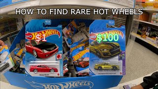 HOW TO FIND RARE HOT WHEELS TREASURE HUNTS SUPER TREASURE HUNTS AND MORE [upl. by Akiv]