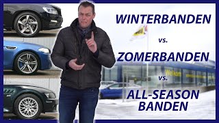 WINTERBANDEN vs ZOMERBANDEN vs ALLSEASON BANDEN  Autobedrijf Vossestein [upl. by Ennaharas843]