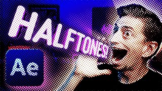 EASY Halftones in After Effects with ZERO ThirdParty Plugins [upl. by Yerhcaz]