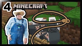 Cowboy Kat Farmer Ian and Explorer Sid  Minecraft w Sid and Kat Episode 4 [upl. by Acireed]