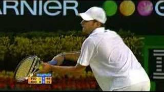 The proof of Federers genius  Federer Vs Andy Roddick [upl. by Miahc747]