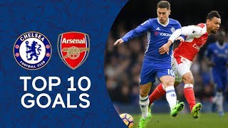 Eden Hazard  10 Greatest Chelsea Goals  Best Goals Compilation  Chelsea FC [upl. by Yreva]