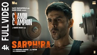 Chandu Champion SARPHIRA Full Video  Kartik Aaryan  Pritam Sreerama Chandra Kausar Munir [upl. by Oliva316]