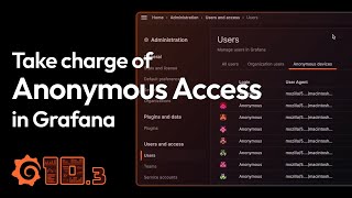 Introducing Anonymous Access Control in Grafana 103 [upl. by Archibald]