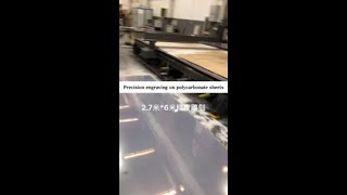 Precision engraving on polycarbonate sheets [upl. by Eiramannod484]