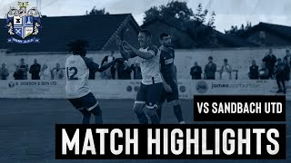 VS SANDBACH UNITED H 13 July 2021  MATCH HIGHLIGHTS  Bury AFC [upl. by Ashlen]