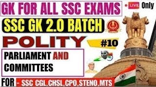 Lecture10 Polity By PARMAR SSC  SSC GK 20 BATCH [upl. by Tarton]