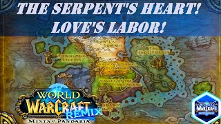 The Serpents Heart Wow Quest  Loves Labor Wow Quest  Remix Mists of Pandaria Timerunning [upl. by Fortunato]