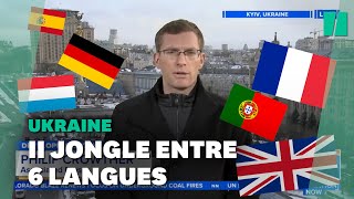 En Ukraine le reporter polyglotte Philip Crowther impressionne [upl. by Heaps]