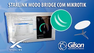 Starlink modo Bridge com Mikrotik removendo roteador da starlink gen1 Testes de Velocidade [upl. by Nerte]