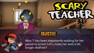 Scary Teacher 3D  Chapter 1 Ruin The Parcel Level 14 Walkthrough [upl. by Charlena253]