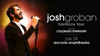 Josh Groban FULL CONCERT Harmony Tour COMPLETE live performance from Red Rocks July 24 2022 [upl. by Pronty]