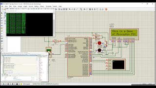 PIC microcontroller programming using mikroC PRO for PIC with PIC16F877 [upl. by Illac]