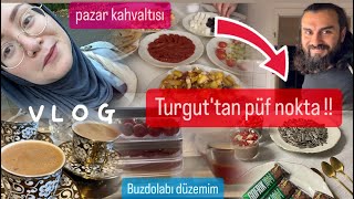 Pazar kahvaltı hazırlığı💯annemde öğlen kahvesi💯buzdolabı düzeni💯turguttan püf nokta💯pazar vlog [upl. by Arne]