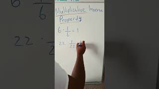 Multiplicative Inverse Property math piano [upl. by Eniale]