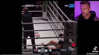 Saemapetch Fairtex Vs Mohammed Rabah KO or Foul [upl. by Dlanger]