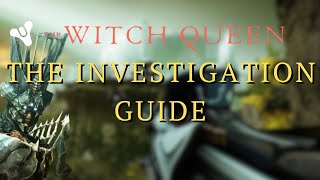 Destiny 2 The Witch Queen  The Investigation Mission Walkthrough [upl. by Ativel]